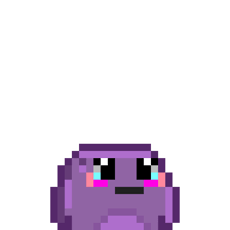 Purple Skrumpey frog mascot